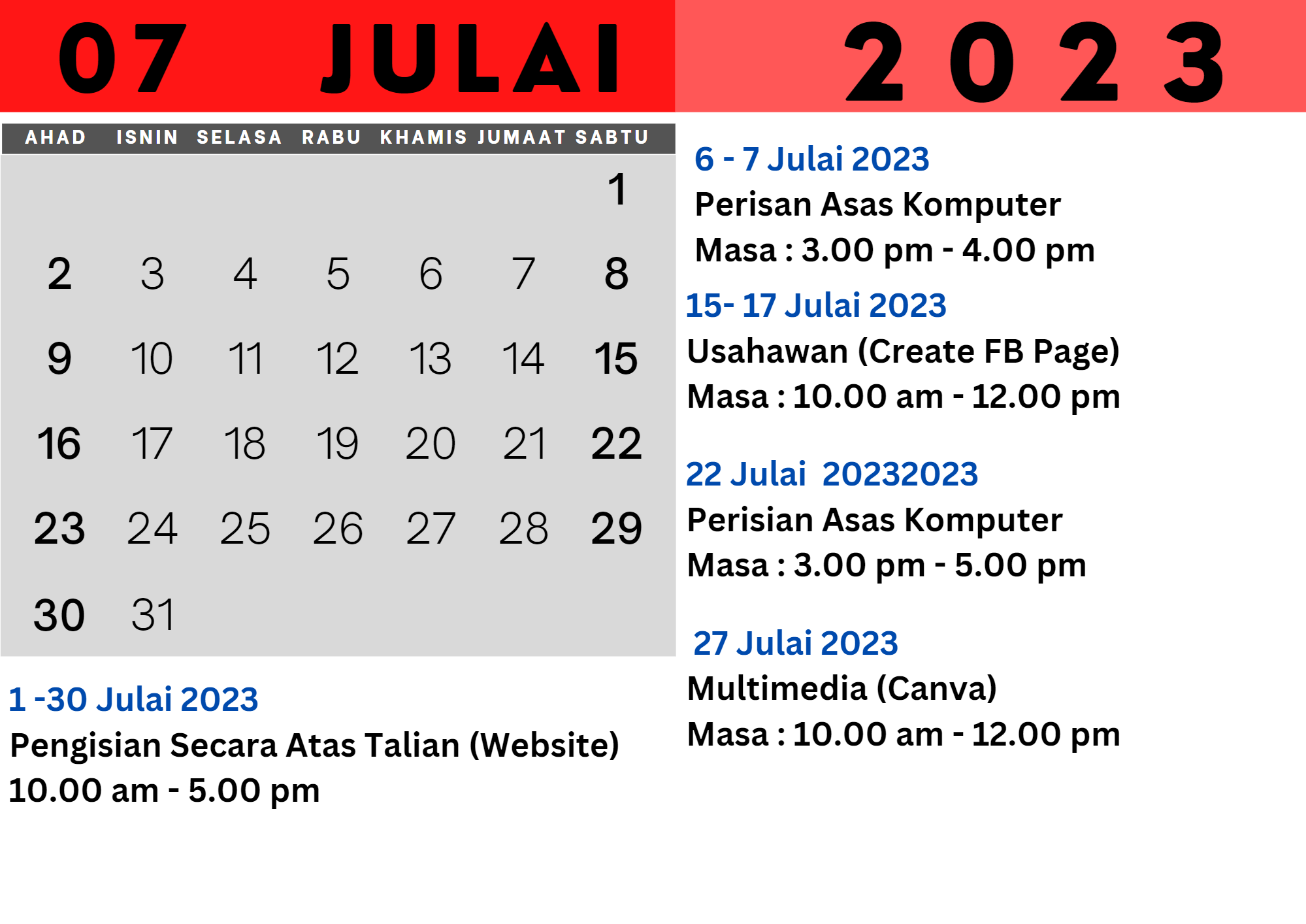 7.Julai 2023