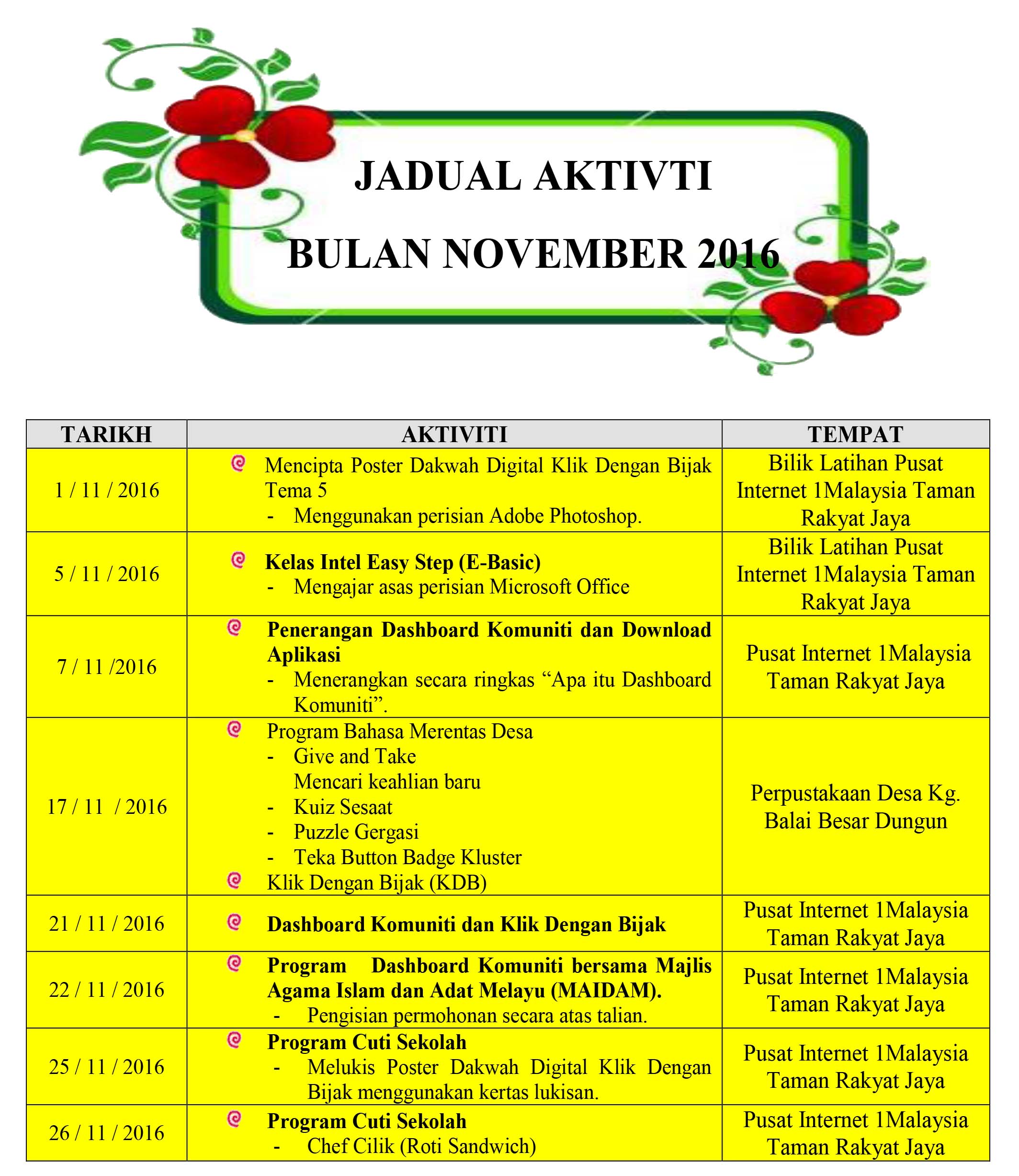 JadualAktiviti November2016